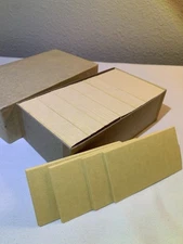 500+ Vtg Blank Business Cards Cardstock 2" x 3.5" Small Note Cards Off-White NOS