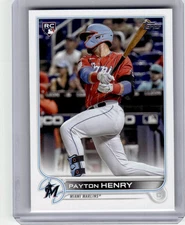 2022 Topps #611b Payton Henry