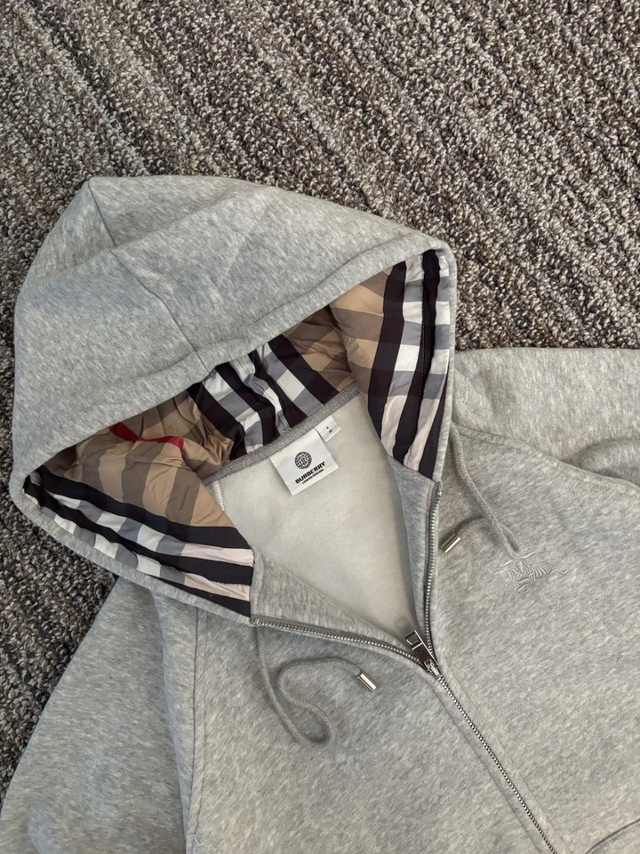 Burberry Zipup Gris Talla S Etiquetado M Foto 2 de 2