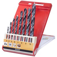 8Er Multipack kwb 514100 Holz-Spiralbohrer-Set 3 Mm, 4 Mm, 5 Mm, 6 Mm, 7 Mm, 8
