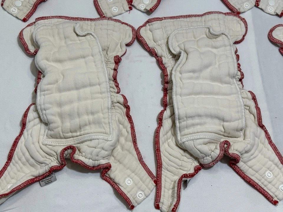 Cloth-eez workhorse Diapers - Medium M RN122620 100% Cotton **READ** - Image 2 of 4