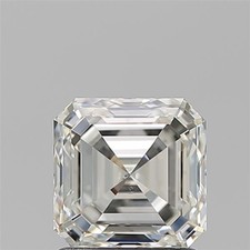 1.51 Carat Cert. GIA Asscher Cut Natural Mined Diamond Loose I color SI1 clarity 3205.96 per carat