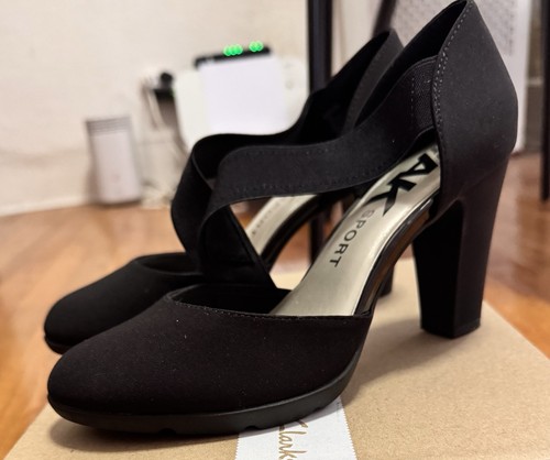Scarpe Anne Klein Sport Xpose nere con tacco taglia 7 OTTIME condizioni - Foto 2 di 9