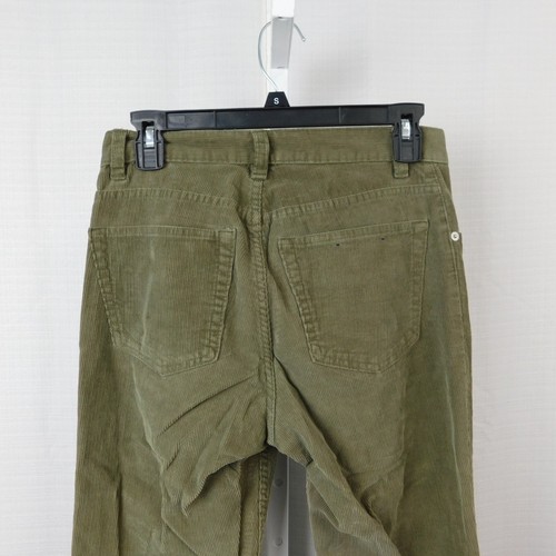 Gap Cotton Flare Corduroy Pants Women's Size 4 Regular, Olive Green #3947 - Picture 6 of 9