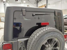 Used Rear Back Glass fits: 2018 Jeep Wrangler hard top privacy tint Rear Grade A