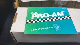 R.C. PRO-AM NINTENDO ORIGINAL NES VIDEO GAME INSTRUCTION MANUAL BOOK ONLY