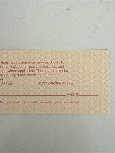 RARE Vintage 1984 Retro Walt Disney World Vacation Kingdom Lunch Ticket Child - Picture 5 of 5