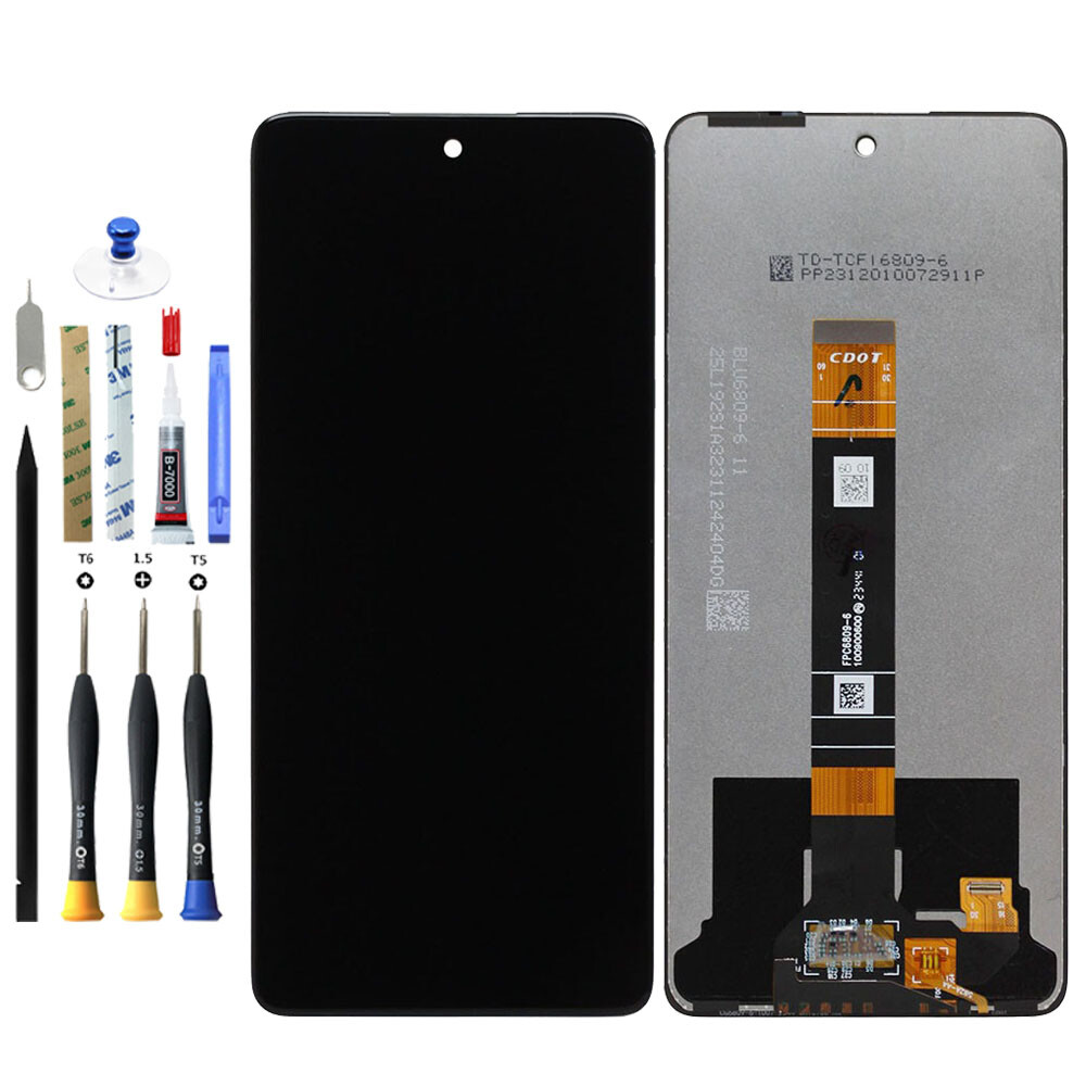 Générique LCD Remplacement Pour TCL 50SE T611B LCD D'affichage + Écran Tactile Verre + Outils (Noir