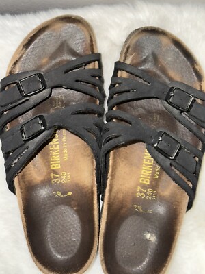 BIRKENSTOCK サンダル ブラック 37 240 Birkenstock Sandals - 240 - Size 37- US-6 - 6 1/2, Black Sandals