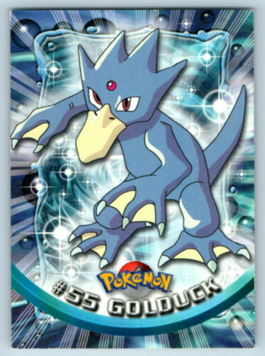 1999 TOPPS Pokemon #55 Golduck Non Holo Light Play DNA Games