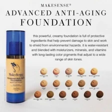 SeneGence Anti-Aging MakeSense Advanced Foundation all skin types get discounts