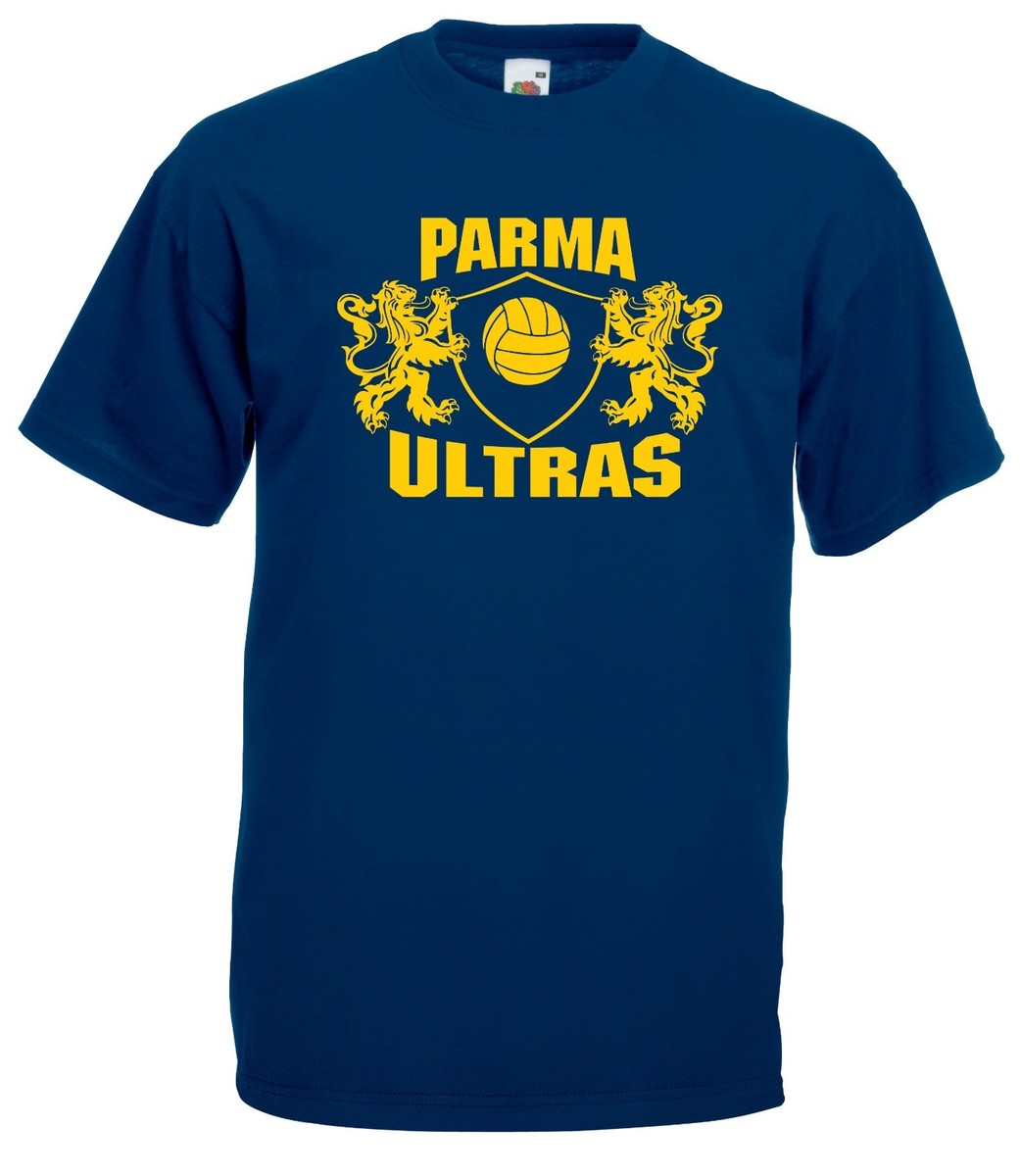 T-shirt Ultras Parma Italia - Noir - Marque B&C - Neuf Avec étiquettes - Pour Homme