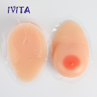 IVITA B Cup Selbstklebend Silikonbrüste Drag-Queen Fake Brüste BH-Einlagen M