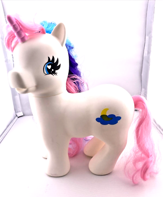 My Little Pony Large 9” White Unicorn Hasbro Rainbow Pink My Little Pony Large 9” White Unicorn Hasbro Rainbow Pink