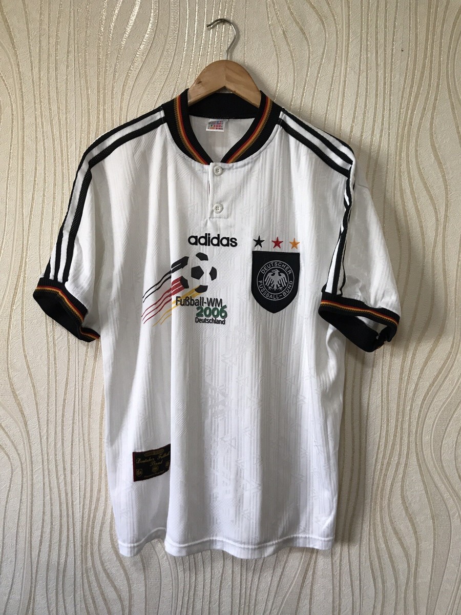 GERMANY 1996 1998 HOME FOOTBALL SHIRT SOCCER JERSEY ADIDAS