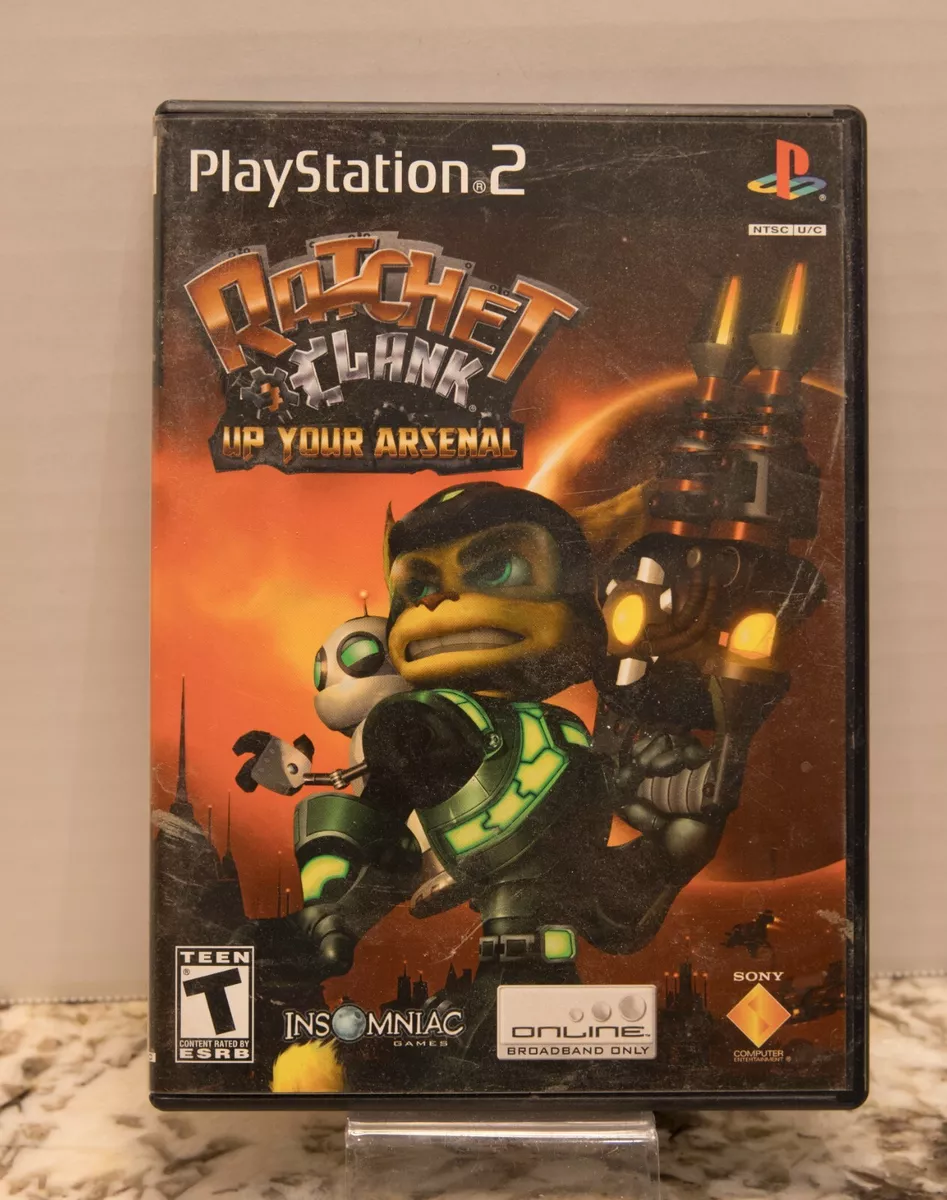 Ratchet Clank: Up Your Arsenal, Sony PlayStation 2, PS2