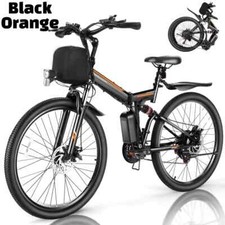 26inch Adults Electric Bike Foldable Bicycle with LCD Display 21-Speed E-Bicycle