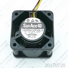 Sanyo 109P0412FH3L4 4028 DC12V 0.195A 4CM 4-Wire Server Cooling Fan