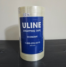 9 Rolls of Uline S-5736 Industrial Strapping Filament Tape - 1" X 60 yds