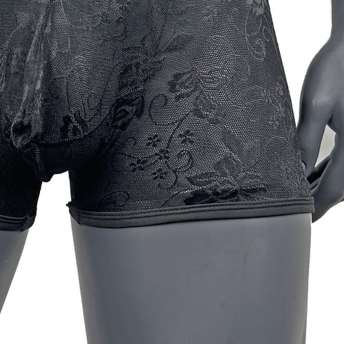 Hombres Mankini Body Leotardo Encaje Ropa Interior Transparente Una Pieza Nariz de Elefante - Imagen 12 de 14