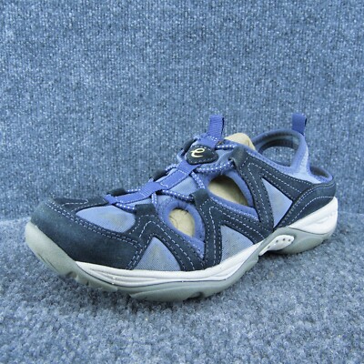 Easy Spirit Seearthen Women Sport Sandals Shoes Blue Leather Size