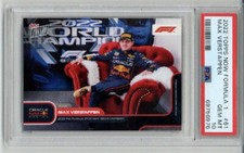 2022 TOPPS NOW FORMULA 1 2022 DRIVERS WORLD CHAMPION #61 MAX VERSTAPPEN PSA 10