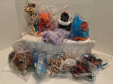 Vintage Lot of 9 Avon Full O' Beans Stuffed Plush Bean Animals 1997 NEW 