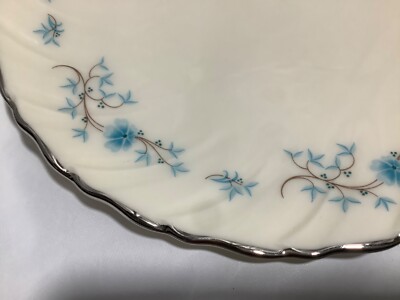 Lenox China Chanson Blue Flowers Silver Trim Replacement & Sets | eBay