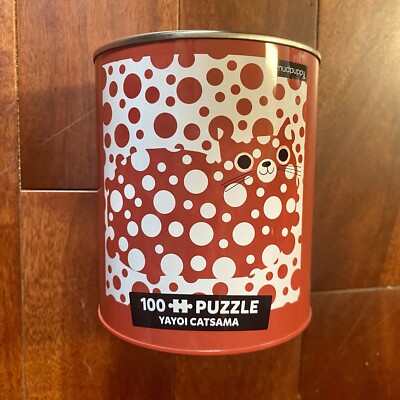 Mudpuppy Puzzle - Modern Art Cat in a Can - Yayoi Catsama - 12