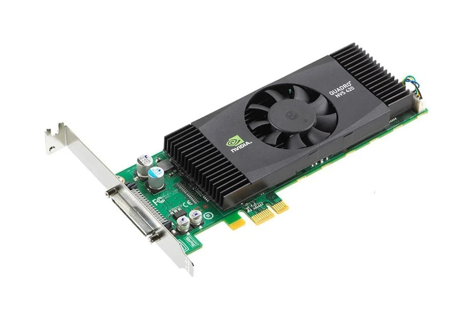 PNY NVIDIA Quadro NVS420 512MB PCIE x1 VCQ420NVS-X1-DVI-PB NVS 420 - Image 2 of 2