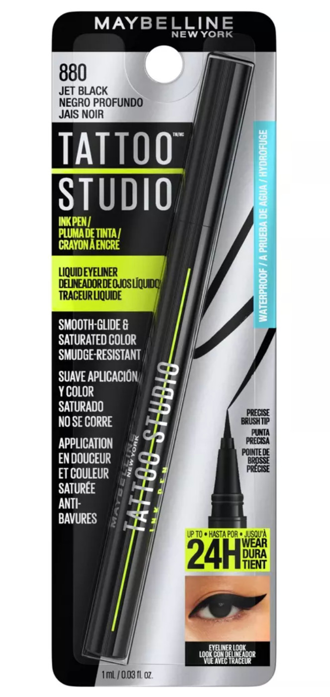Жидкая подводка для глаз Maybelline Studio Ink Pen 880 Черный как смоль 2390₽