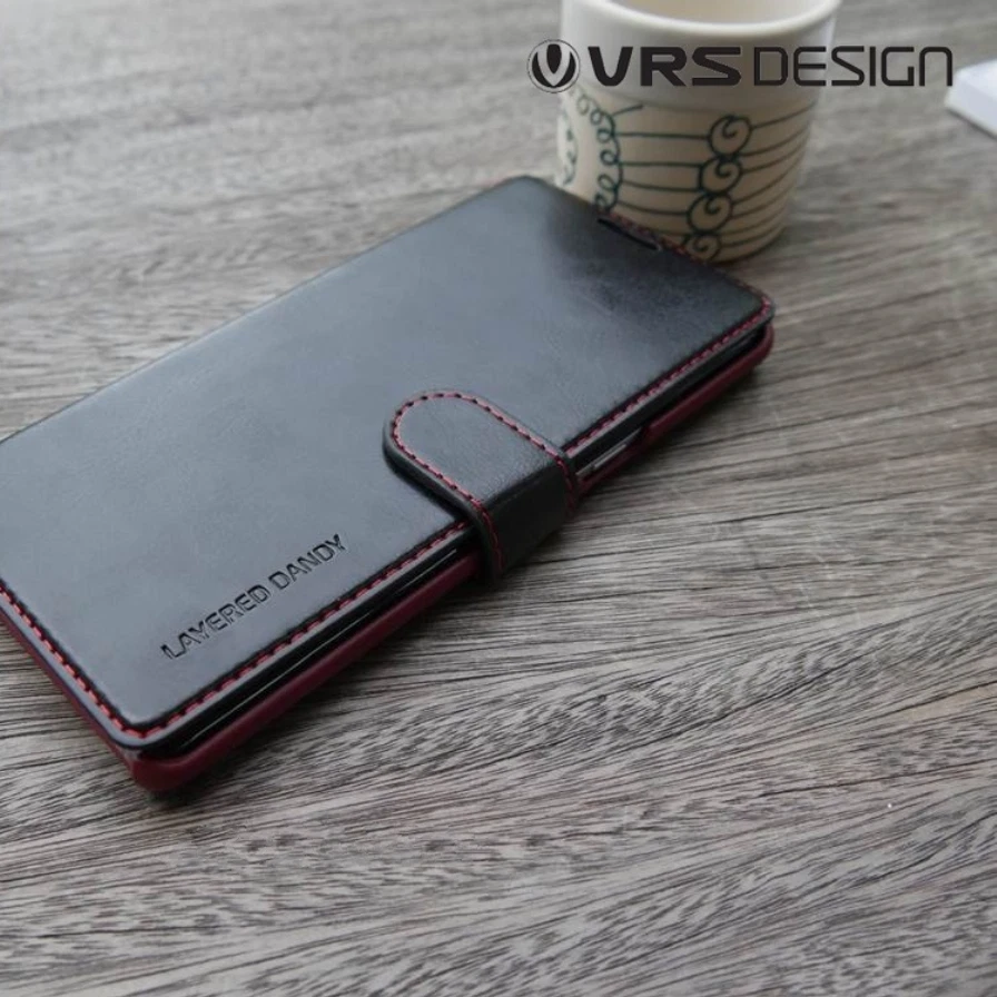 Capa com slot para cartão Dandy em camadas design VRS Galaxy S7 S8 X XS Max iPhone 7 8 Plus - Imagem 2 de 4