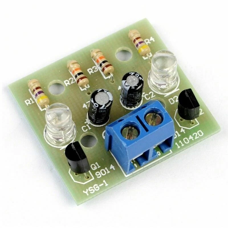 100PC Wholesale LED Flash DIY Kits Circuit Electronic Production DIY Suite 1.2mm - Image 2 of 4