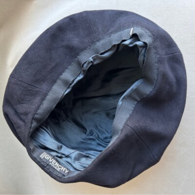 Vintage Givenchy Black Suede Leather Beret Hat Beret Givenchy Black size 54 cm in Suede - 42191849 main image 4