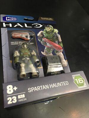 HALO MEGA CONSTRUX HEROES SERIES 16 SPARTAN HAUNTED *NEW & SEALED* FAN FAVORITE