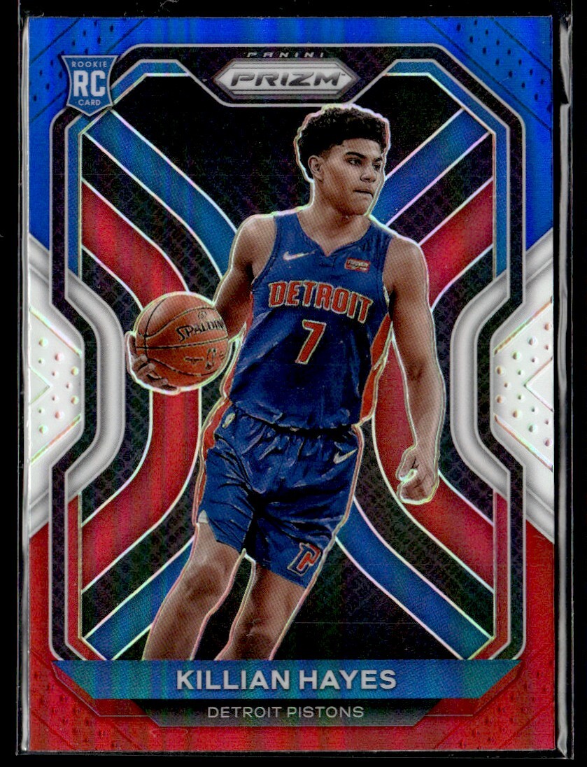 2020-21 Panini Mosaic Red Killian Hayes Rookie Detroit Pistons #270
