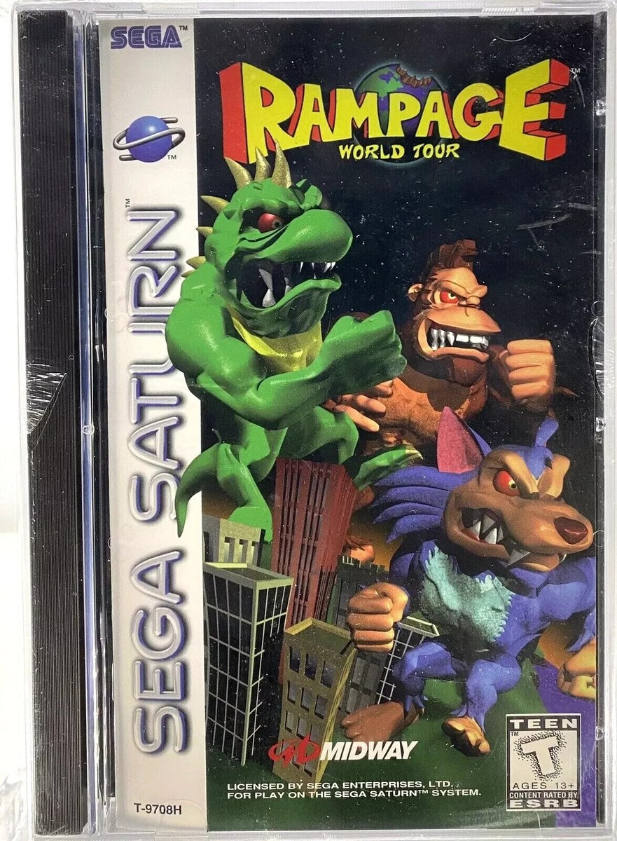 Rampage World Tour (Sega Saturn, 1997) for sale online | eBay