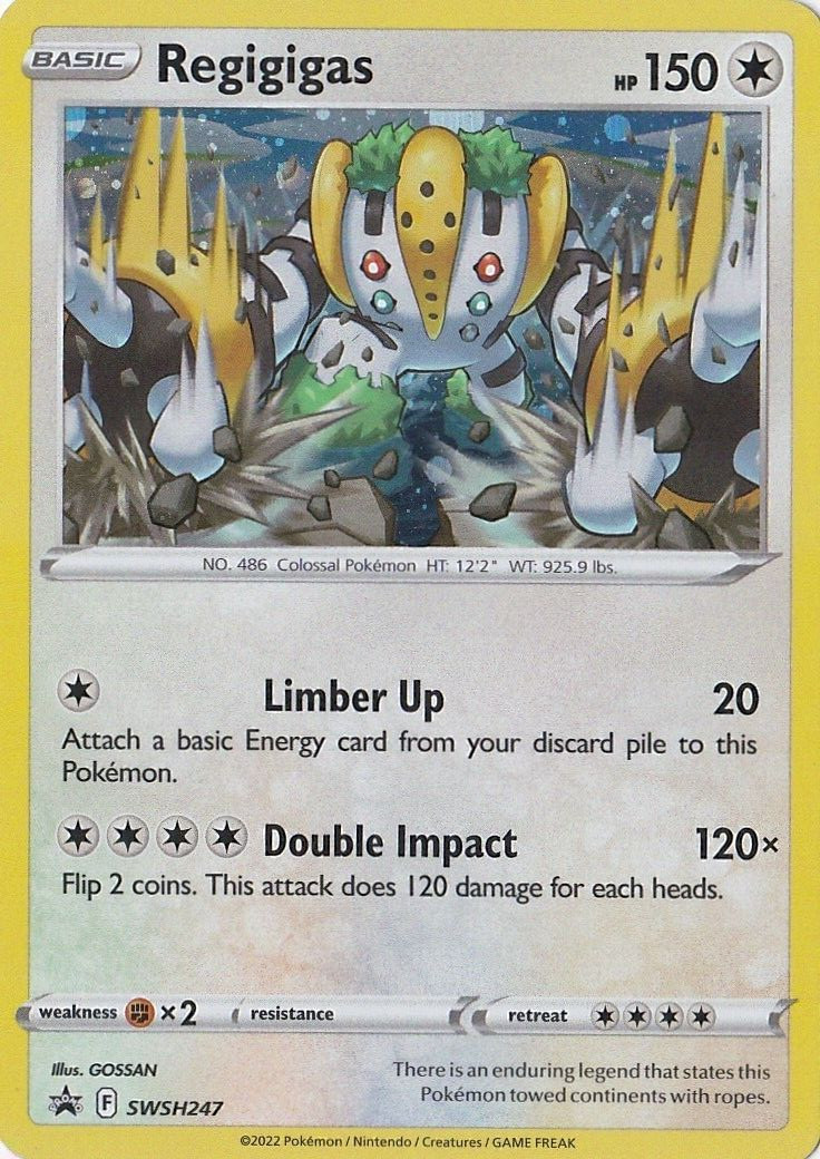 Pokémon | Regigigas | SWSH247 | Black Star Promo | Holo | Englsih | NM