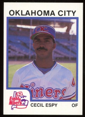 1987 ProCards Oklahoma City 89ers CECIL ESPY RC RANGERS WHITE SOX SAN DIEGO CA