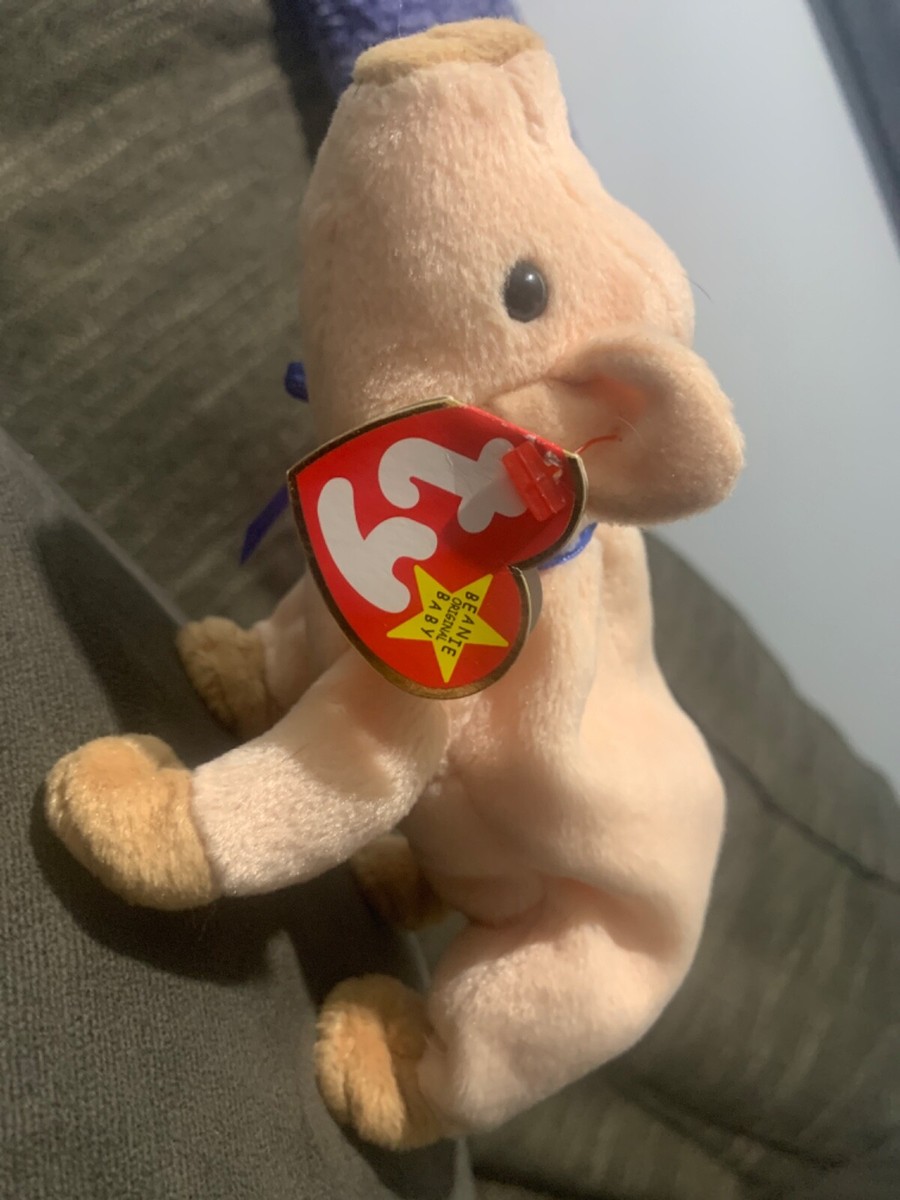 TY Beanie Baby KNUCKLES the Pig NEW Mint Condition 1999 RARE Tag  Errors