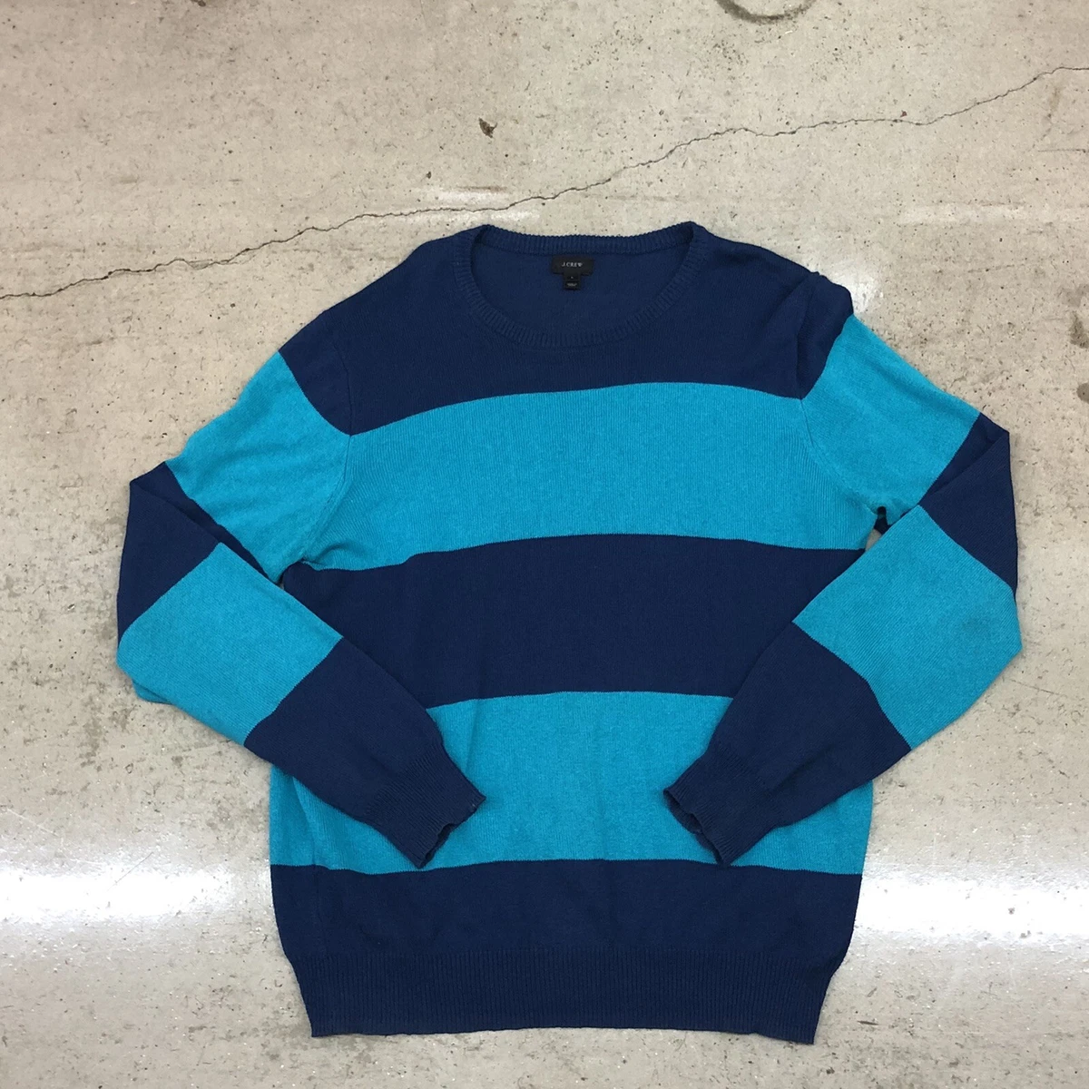 Large top striped sweater