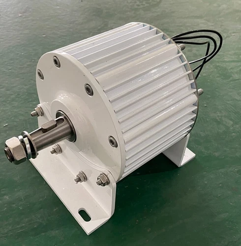3000W 48V 220V 380V 3-Phase Permanent Magnet Wind Generator Gearless Alternator - Foto 4 di 22