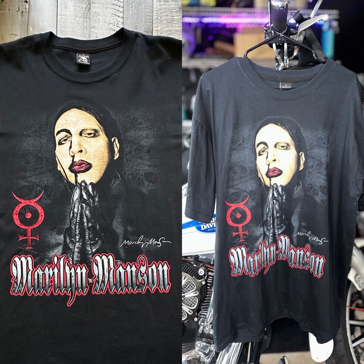 Vintage Marilyn Manson Shirt rare Mexico 90's Bootleg Grail Vintage Marilyn Manson Shirt rare Mexico 90's Bootleg Grail