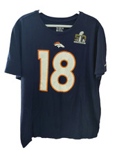 The Nike Tee Peyton Manning #18 Superbowl 50 T-Shirt Men's Athletic Cut XL