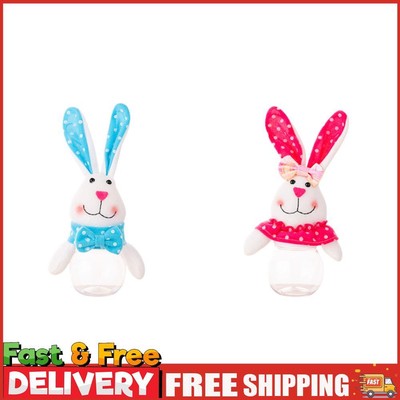 Osterhase Bonbonglas Vorratsdose Leckerli Box Ostern Party Gastgeschenke (blau)