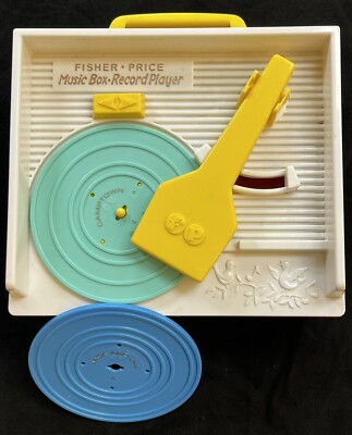 Fisher-Price Music Box Record Player with 2 Records - 2010 Edition WORKING