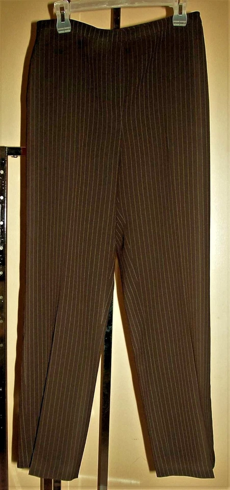 TRAJE PANTALÓN STRESA RAYAS BLANCO Y NEGRO TALLA 10 Foto 4 de 4