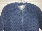 🌺 Girl's New STAR Denim Blue Jacket L 10-12 Coat 10/12 Cat & Jack Space Quilted — photo 6