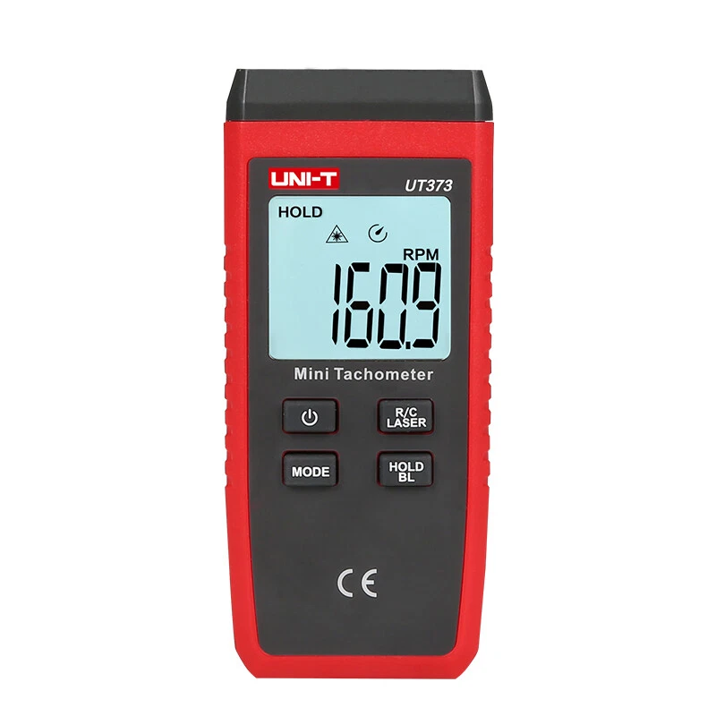 Mini tacómetro digital láser sin contacto UNI-T medidor de RPM probador de medición de velocidad