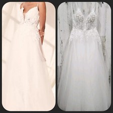 LULUS Go With Elegance White Lace Embroidered Maxi Dress**Stunning Size 4**NWOT*